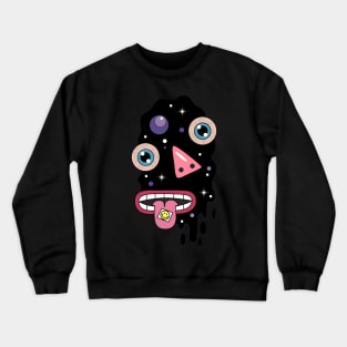 monster face Crewneck Sweatshirt